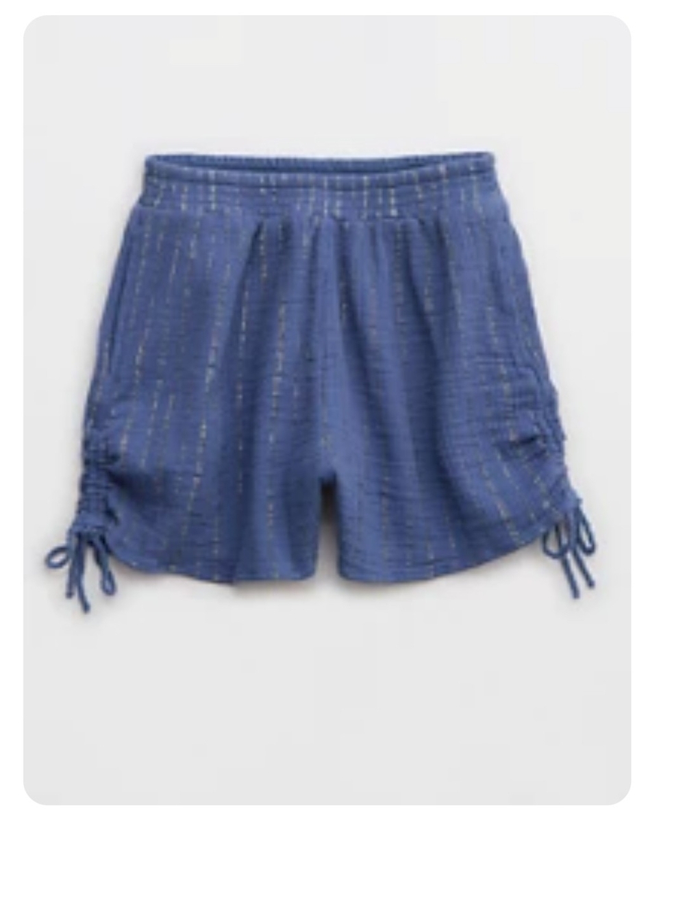 Aerie Gauzy Lurex Cinched Short - Medium